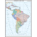 America de Sud. Harta Politică -1400x1000 mm