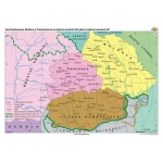Ţara Românească, Moldova şi Transilvania de la mijlocul sec. XIV până la mijlocul sec. XVI -1600x1200 mm