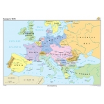 Europa în 1878 -1400x1000 mm