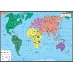 Harta lumii pentru copii -140 x100 cm