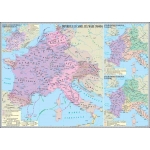 Imperiul lui Carol cel Mare (768-814)-1400x1000 mm