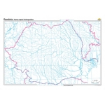 România: Harta reţelei hidrografice -1400x1000 mm