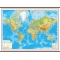 Harta fizică a Lumii -2000x1400 mm