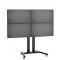 Stand VideoWALL Vogel's cu baza mobila 2x2, maxim 30 de kgr per display, maxim 50 inchi per display