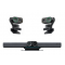 Pachet videoconferință Insta360 Connect + 2x Link 2 negru – 4K AI, pentru săli medii și mari de conferință