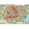 România si Republica Moldova. Harta fizică, administrativă şi a substanţelor minerale utile-1400x1000 mm