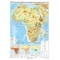 Africa: Harta fizico-geografică şi a principalelor resurse naturale -1400X1000 mm