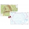 România: Harta fizico-geografică şi a resurselor naturale de subsol + Harta muta - DUO - 1600x1200mm